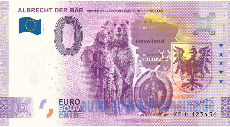 XEHL-2022-1 ALBRECHT DER BÄR ERSTER MARKGRAF IN BRANDENBURG  1157-1170