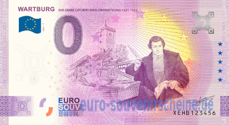 XEHB-2021-7 WARTBURG 500 JAHRE LUTHERS BIBELÜBERSETZUNG 1521-1522