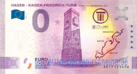 XETF-2022-15 HAGEN - KAISER-FRIEDRICH-TURM HÖHE 17m - EINWEIHUNG 1910
