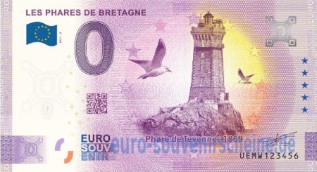 UEMW-2021-8 LES PHARES DE BRETAGNE  PHARE DE TEVENNEC 1869