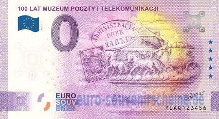 PLAQ-2021-1 100 LAT MUZEUM POCZTY I TELEKOMUNIKACJI 