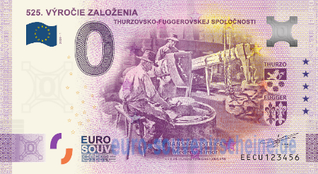 EECU-2020-1 525. VÝROČIE ZALOŽENIA THURZOVSKO-FUGGEROVSKEJ SPOLOČNOSTI